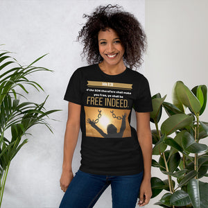 John 8:36 Freedom Short-sleeve unisex t-shirt