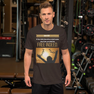 John 8:36 Freedom Short-sleeve unisex t-shirt