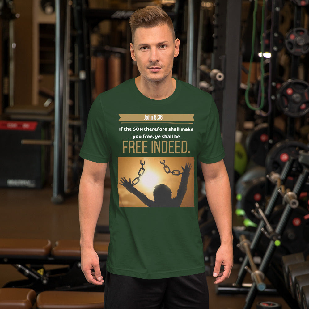 John 8:36 Freedom Short-sleeve unisex t-shirt