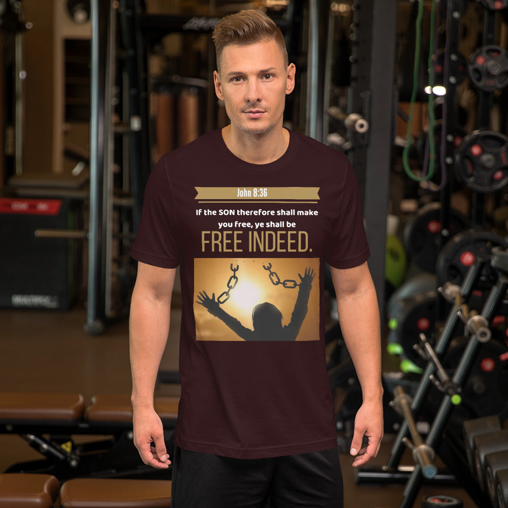 John 8:36 Freedom Short-sleeve unisex t-shirt