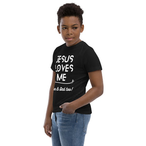Jesus Loves Me Youth jersey t-shirt