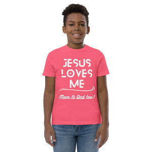 Jesus Loves Me Youth jersey t-shirt